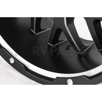 Grid Wheel GD02 - 20 x 9 Black With Natural Accents - GD0220090865F1525-4