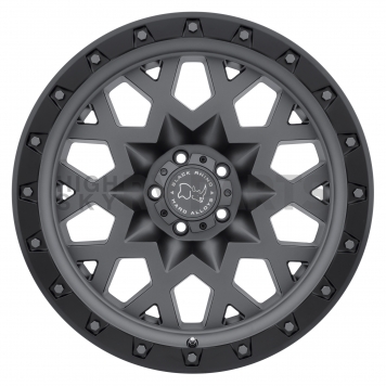 Black Rhino Wheel Sprocket - 18 x 9.5 Gun Metal With Black Lip - 1895SPK065150G10-1