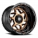 Grid Wheel GD14 - 20 x 9 Bronze With Black Lip - GD1420090865R125