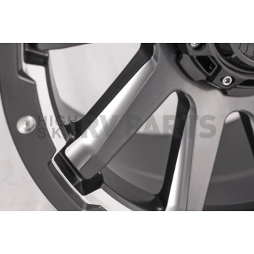 Grid Wheel GD05 - 20 x 9 Black With Natural Accents - GD0520090865G0025-7