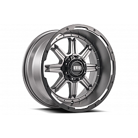 Grid Wheel GD10 - 18 x 9 Anthracite Gray With Black Lip - GD1018090550A110