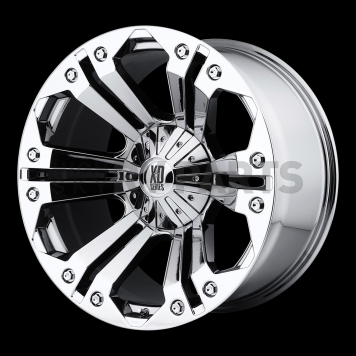 KMC Wheel 20 Diameter 18 Offset Aluminum Silver Single