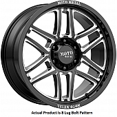 Moto Metal Wheel MO992 Folsom - 20 x 9 Black With Natural Accents - 229080318