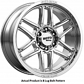 Moto Metal Wheel MO992 Folsom - 20 x 12 Silver - 9221280244