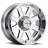 RaceLine Wheel 18 Diameter 12 Offset Aluminum Silver Single