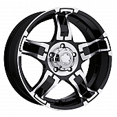 Ultra Wheel Drifter 193/194 - 18 x 9 Black With Diamond Cut Accents - 194-8950B