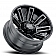 Ultra Wheel 18 Diameter 18 Offset Painted Gloss With Milled Accents Single - 236-8950BM+18