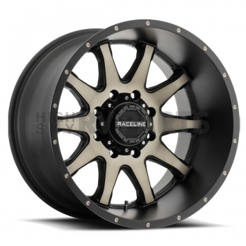 RaceLine Wheel 930DM Shift 20 x 12 Black With Dark Tinted - 930DM-21280-44-1
