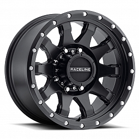RaceLine Wheel 20 Diameter -19 Offset Aluminum Black Single
