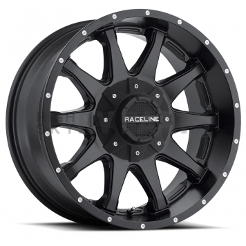 RaceLine Wheel 20 Diameter -44 Offset Aluminum Black Single-1
