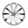 Black Rhino Wheel Traverse - 20 x 9 Silver With Natural Face - 2090TRV255150S10