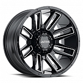 Ultra Wheel Apocalypse 236 - 20 x 10 Black With Natural Accents - 236-2181BM25