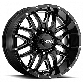 Ultra Wheel Hunter 203 - 20 x 9 Black With Natural Accents - 203-2982BM+18