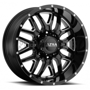 Ultra Wheel Hunter 203 - 20 x 9 Black With Natural Accents - 203-2982BM+18