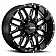 Ultra Wheel Hunter 203 - 20 x 9 Black With Natural Accents - 203-2982BM+18