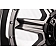 Grid Wheel GD10 - 20 x 9 Anthracite Gray With Black Lip - GD1020090550A0010