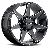 Ultra Wheel Tempest 205 - 20 x 9 Black With Natural Accents - 205-2982BM+18