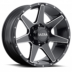 Ultra Wheel Tempest 205 - 20 x 9 Black With Natural Accents - 205-2982BM+18