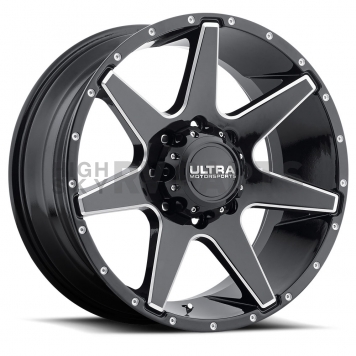 Ultra Wheel Tempest 205 - 20 x 9 Black With Natural Accents - 205-2982BM+18