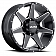 Ultra Wheel Tempest 205 - 20 x 9 Black With Natural Accents - 205-2982BM+18