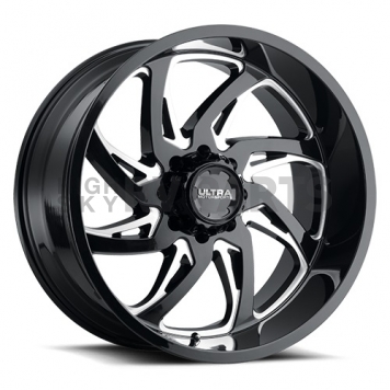 Ultra Wheel 20 Diameter -25 Offset Painted Gloss With Milled Accents Single - 230-2181BM25