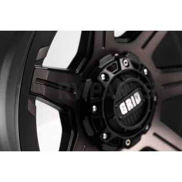 Grid Wheel GD06 - 20 x 10 Black With Bronze Dark Tint - GD0620100550D210-1