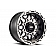 Grid Wheel GD09 - 20 x 9 Black With Natural Accents - GD0920090550F1510