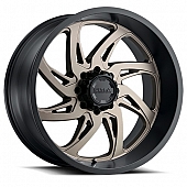 Ultra Wheel 20 Diameter -25 Offset Clear Coated Satin Single - 230-2181BZ25