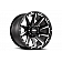 Grid Wheel GD05 - 20 x 9 Black With Natural Accents - GD0520090550F1510
