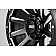 Grid Wheel GD05 - 20 x 9 Black With Natural Accents - GD0520090550F1510
