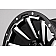 Grid Wheel GD05 - 20 x 9 Black With Natural Accents - GD0520090550F1510