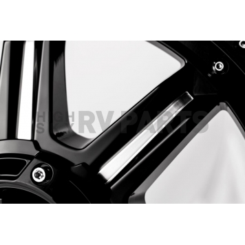 Grid Wheel GD10 - 20 x 10 Gloss Black With Natural Accents - GD1020100550M210-4