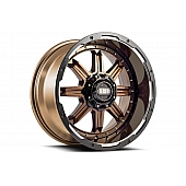 Grid Wheel GD10 - 20 x 10 Bronze With Black Lip - GD1020100550R110