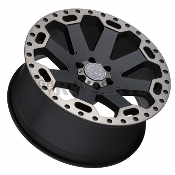 Black Rhino Wheel Warlord - 22 x 10 Black With Natural Dark Tint Lip - 2210WAR-38165M22-2
