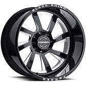 Black Rhino Wheel Blaster - 22 x 14 Black With Natural Accents - 2214BLR-68165B22R