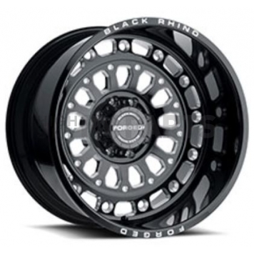 Black Rhino Wheel Centurion - 22 x 14 Black With Natural Accents - 2214CNT-68165B22
