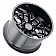 Black Rhino Wheel Grimlock - 22 x 11.5 Black With Natural Accents - 2215GRM-48165B22