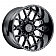 Black Rhino Wheel Grimlock - 22 x 14 Black With Natural Accents - 2214GRM-68165B22