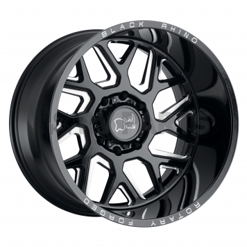 Black Rhino Wheel Reaper - 22 x 11.5 Black With Natural Accents - 2215RPR-48165B22