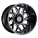 Black Rhino Wheel Reaper - 22 x 11.5 Black With Natural Accents - 2215RPR-48165B22