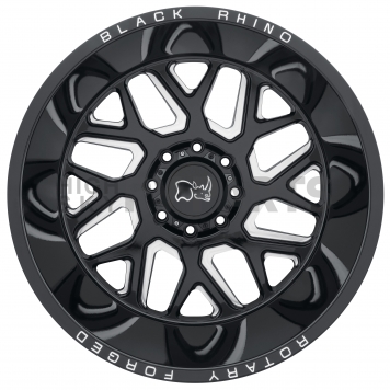 Black Rhino Wheel Reaper - 22 x 11.5 Black With Natural Accents - 2215RPR-48165B22-1