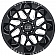 Black Rhino Wheel Reaper - 22 x 11.5 Black With Natural Accents - 2215RPR-48165B22