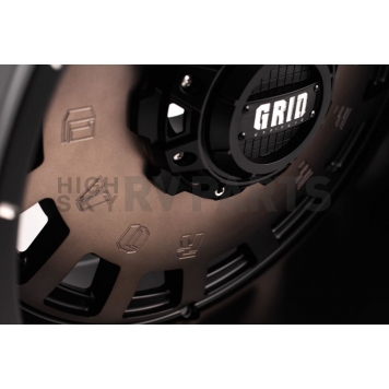 Grid Wheel GD03 - 22 x 12 Black With Bronze Dark Tint - GD0322120865D425-4