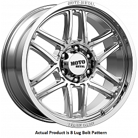 Moto Metal Wheel MO992 Folsom - 22 x 10 Silver - 222080218N