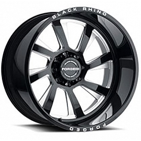 Black Rhino Wheel Blaster - 24 x 14 Black With Natural Accents - 2414BLR-68165B22L