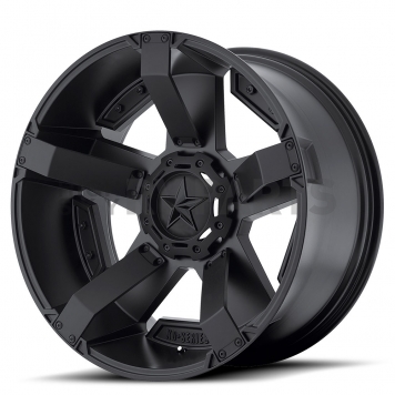 KMC Wheel 20 Diameter 18 Offset Aluminum Black Single
