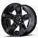 KMC Wheel 20 Diameter 18 Offset Aluminum Black Single