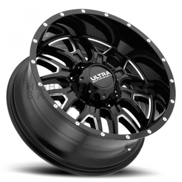 Ultra Wheel Hunter 203 - 24 x 12 Black With Natural Accents - 203-2481BM44-1