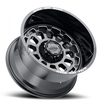 Ultra Wheel 24 Diameter -44 Offset Painted Gloss With Milled Accents Single - 111-2481BM44-1