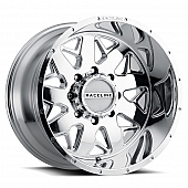 RaceLine Wheel 20 Diameter -19 Offset Aluminum Silver Single